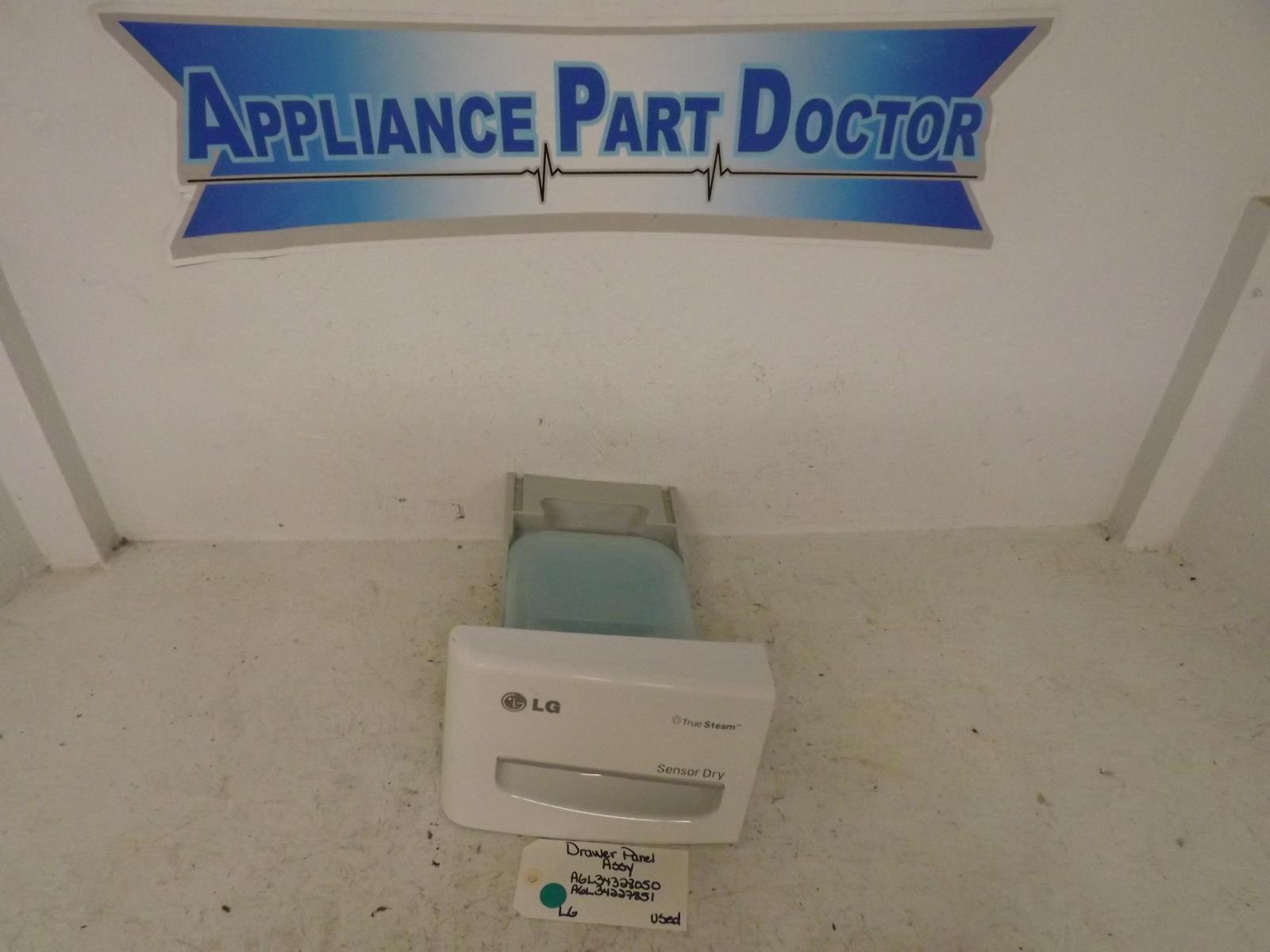 LG Dryer AGL34328050 AGL34227851 Drawer Panel Assy Used LG Dryer AGL34328050 AGL34227851 Drawer Panel Assy Used